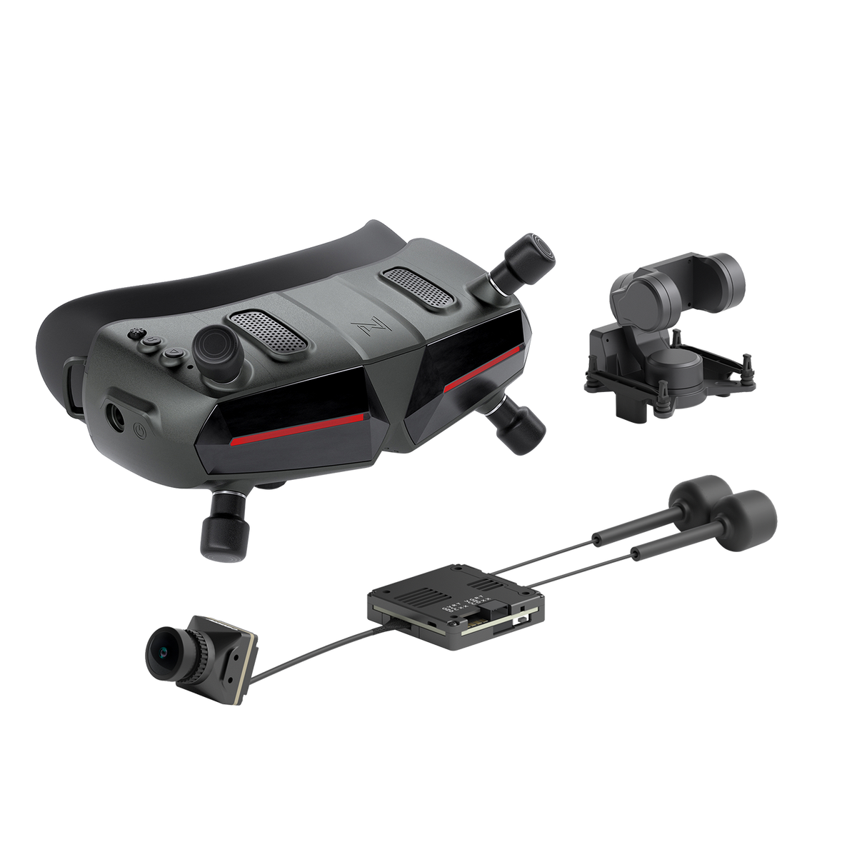 Walksnail Avatar HD Goggles X mit Pro Kit (dual) and GM3 V2
