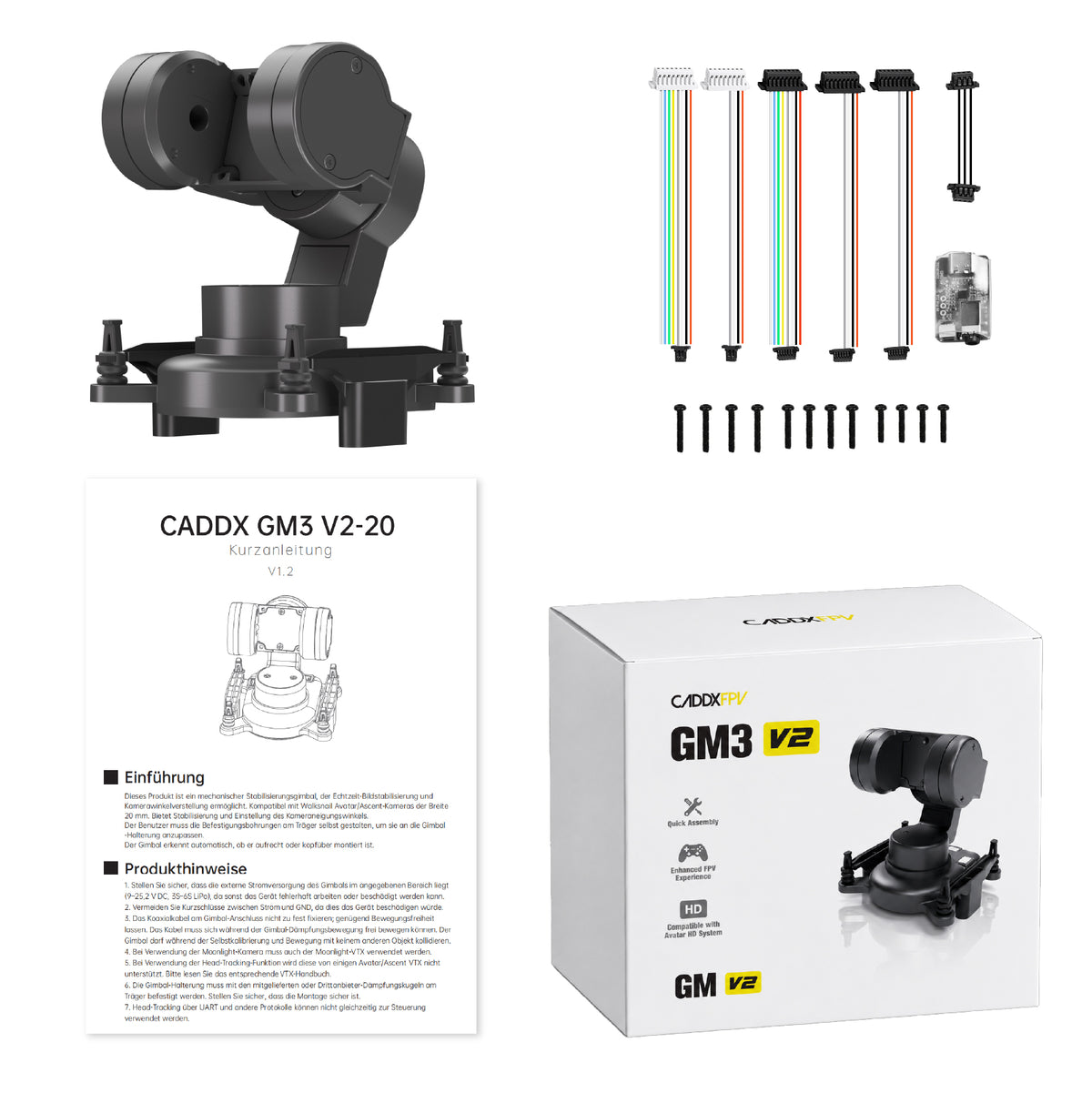 CaddxFPV Gimbal GM3 V2