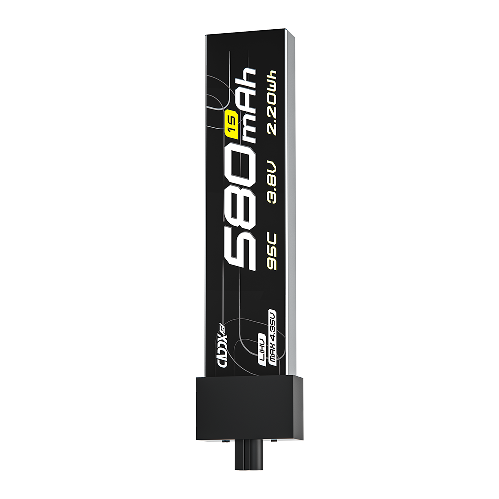 CADDXFPV CURVE 580mAh & 680mAh 1S 3,8V 95C FPV Lipo Akku mit A30-Anschluss