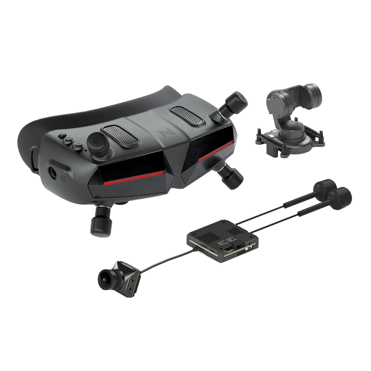 Walksnail Avatar HD Goggles X mit Pro Kit (dual) and GM3 V2