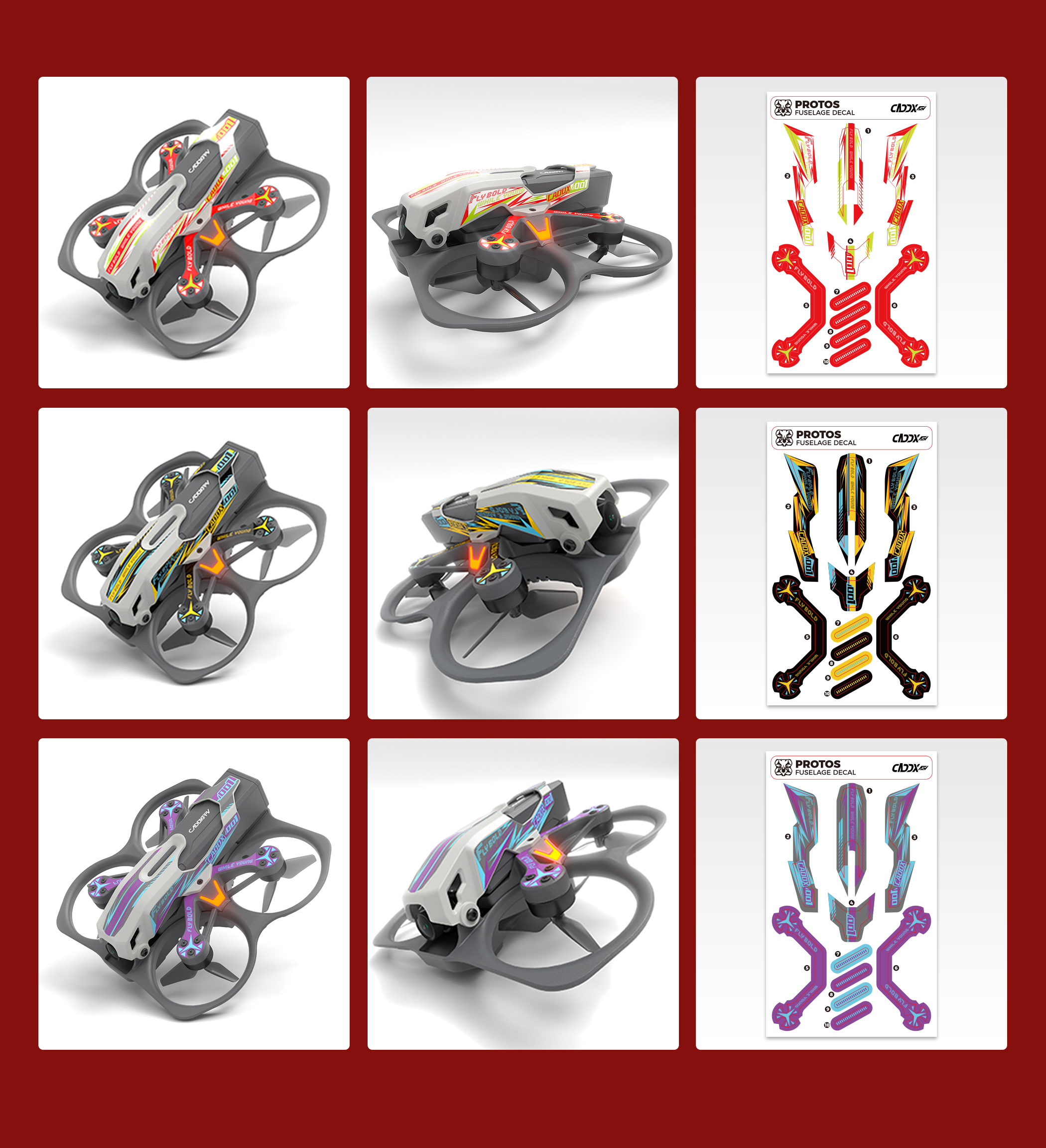 CaddxFPV Protos Sticker